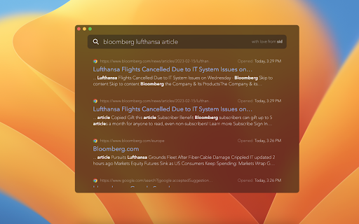 SID Search from Chrome web store to be run with OffiDocs Chromium online SID Search from Chrome web store to be run with OffiDocs Chromium online