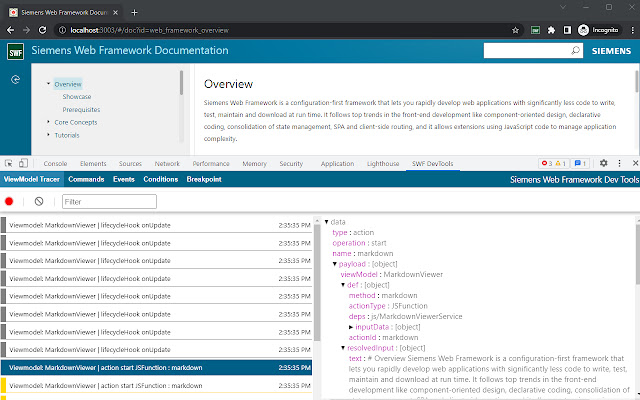 Siemens Web Framework DevTools from Chrome web store to be run with OffiDocs Chromium online Siemens Web Framework DevTools from Chrome web store to be run with OffiDocs Chromium online