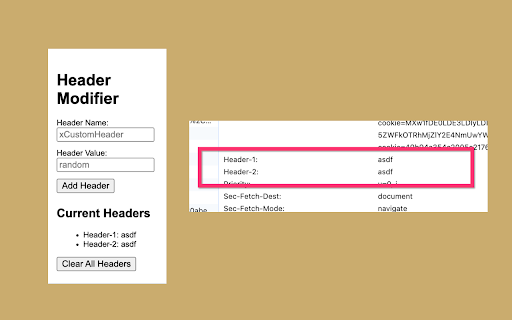 Simple Header Modifier from Chrome web store to be run with OffiDocs Chromium online Simple Header Modifier from Chrome web store to be run with OffiDocs Chromium online