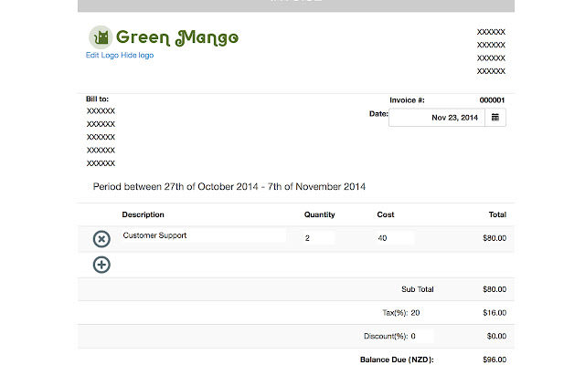 Simple Online Invoice from Chrome web store to be run with OffiDocs Chromium online Simple Online Invoice from Chrome web store to be run with OffiDocs Chromium online