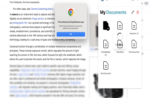 SimpleReads from Chrome web store to be run with OffiDocs Chromium online SimpleReads from Chrome web store to be run with OffiDocs Chromium online
