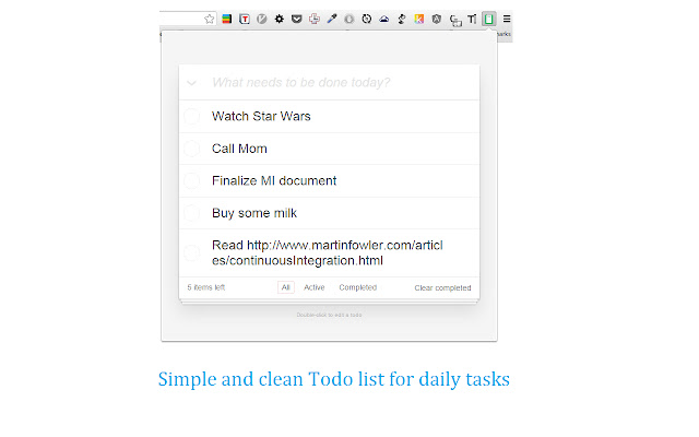 Simplest Todo List from Chrome web store to be run with OffiDocs Chromium online Simplest Todo List from Chrome web store to be run with OffiDocs Chromium online