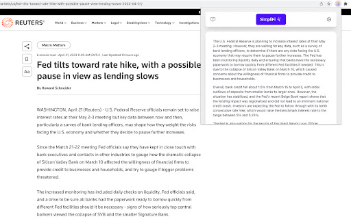 SimpliFi from Chrome web store to be run with OffiDocs Chromium online SimpliFi from Chrome web store to be run with OffiDocs Chromium online
