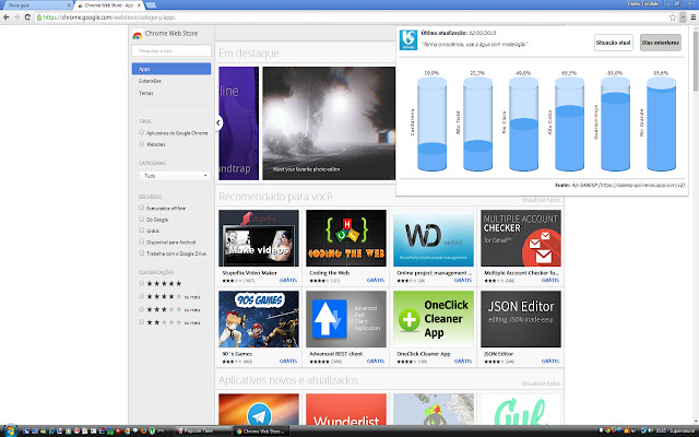 Sistema Cantareira from Chrome web store to be run with OffiDocs Chromium online Sistema Cantareira from Chrome web store to be run with OffiDocs Chromium online