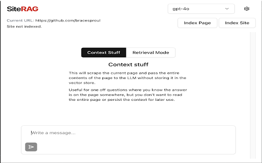 Site RAG from Chrome web store to be run with OffiDocs Chromium online Site RAG from Chrome web store to be run with OffiDocs Chromium online