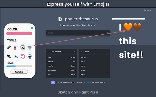 Sketch and Paint Plus! from Chrome web store to be run with OffiDocs Chromium online Sketch and Paint Plus! from Chrome web store to be run with OffiDocs Chromium online