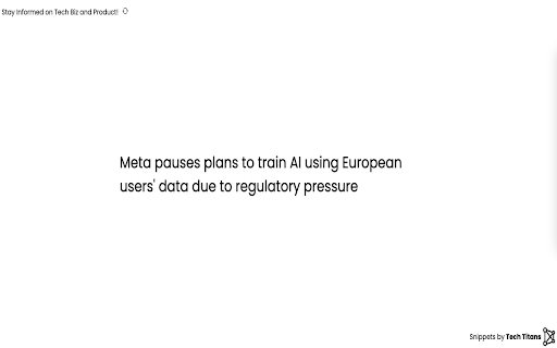 Snippets by Tech Titans from Chrome web store to be run with OffiDocs Chromium online Snippets by Tech Titans from Chrome web store to be run with OffiDocs Chromium online
