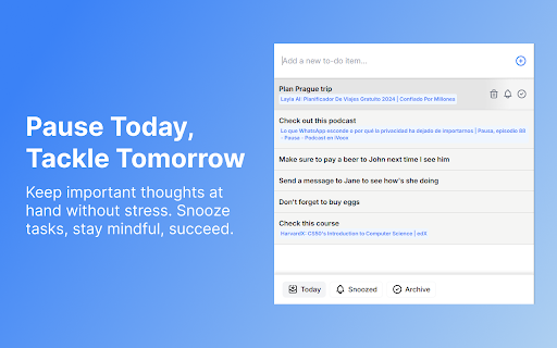 Snoozer from Chrome web store to be run with OffiDocs Chromium online Snoozer from Chrome web store to be run with OffiDocs Chromium online