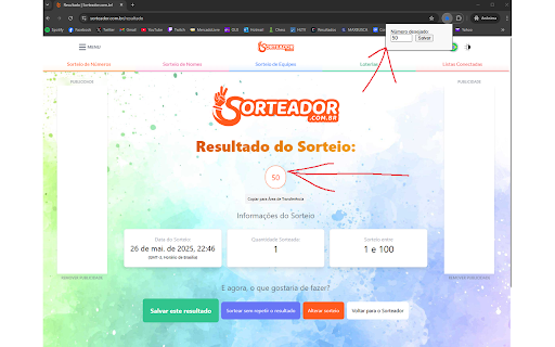 Sorteador Custom Pro from Chrome web store to be run with OffiDocs Chromium online Sorteador Custom Pro from Chrome web store to be run with OffiDocs Chromium online
