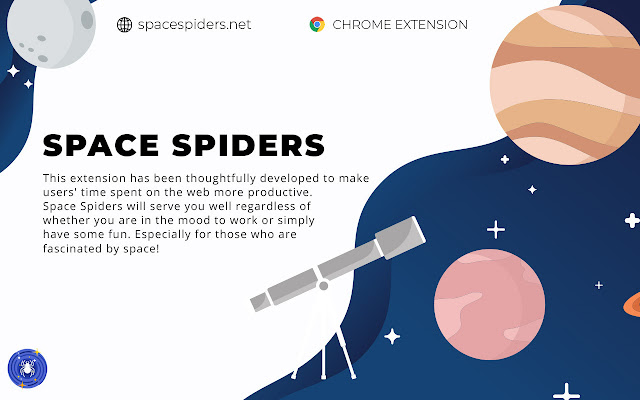 Space Spiders from Chrome web store to be run with OffiDocs Chromium online Space Spiders from Chrome web store to be run with OffiDocs Chromium online