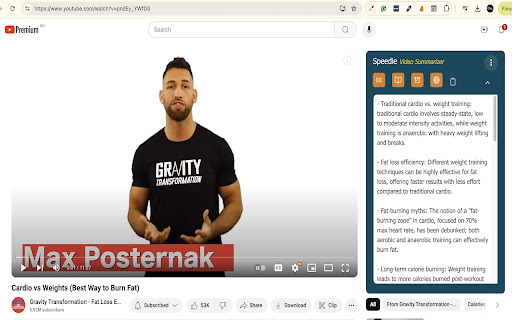 Speedie AI Youtube Video Summary expert from Chrome web store to be run with OffiDocs Chromium online Speedie AI Youtube Video Summary expert from Chrome web store to be run with OffiDocs Chromium online