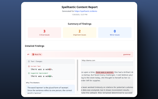 Spelltastic.io Page Reviewer from Chrome web store to be run with OffiDocs Chromium online Spelltastic.io Page Reviewer from Chrome web store to be run with OffiDocs Chromium online