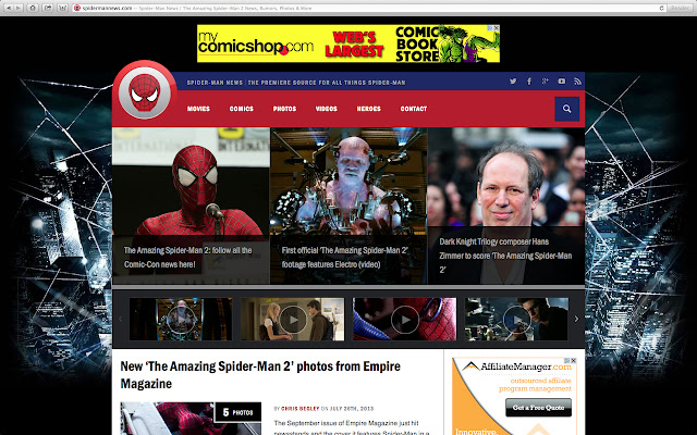 Spider Man News from Chrome web store to be run with OffiDocs Chromium online Spider Man News from Chrome web store to be run with OffiDocs Chromium online