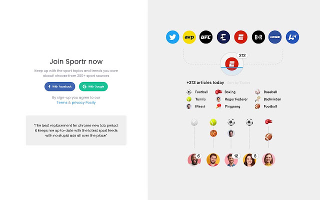Sportr from Chrome web store to be run with OffiDocs Chromium online Sportr from Chrome web store to be run with OffiDocs Chromium online