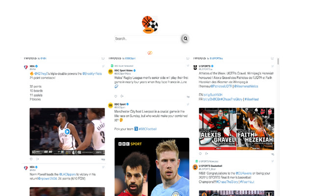 Sports Social Feed from Chrome web store to be run with OffiDocs Chromium online Sports Social Feed from Chrome web store to be run with OffiDocs Chromium online
