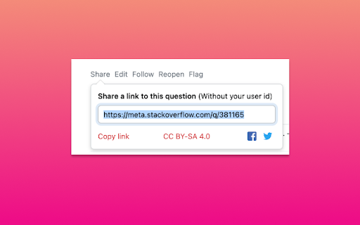 StackOverflow Anonymize Links from Chrome web store to be run with OffiDocs Chromium online StackOverflow Anonymize Links from Chrome web store to be run with OffiDocs Chromium online