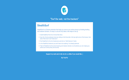 StealthSurf from Chrome web store to be run with OffiDocs Chromium online StealthSurf from Chrome web store to be run with OffiDocs Chromium online
