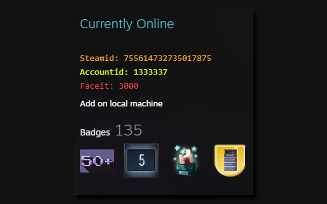 Steam Profile Sidebar from Chrome web store to be run with OffiDocs Chromium online Steam Profile Sidebar from Chrome web store to be run with OffiDocs Chromium online