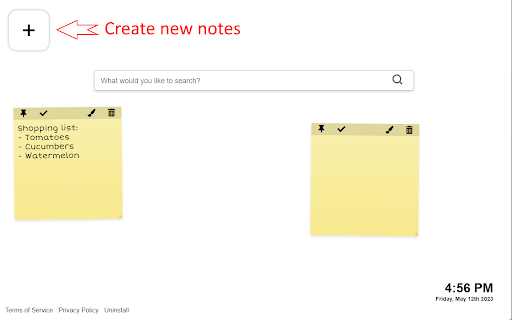Sticky Notes Tab from Chrome web store to be run with OffiDocs Chromium online Sticky Notes Tab from Chrome web store to be run with OffiDocs Chromium online