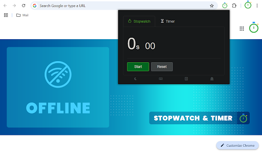 Stopwatch Timer Precision, Themes, Offline from Chrome web store to be run with OffiDocs Chromium online Stopwatch Timer Precision, Themes, Offline from Chrome web store to be run with OffiDocs Chromium online
