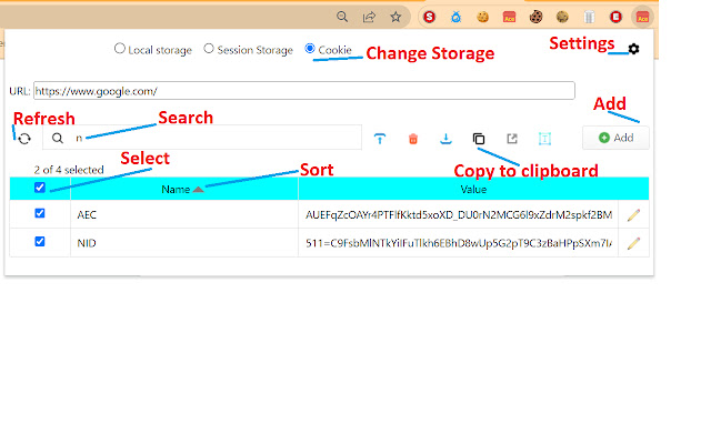 StorageAce from Chrome web store to be run with OffiDocs Chromium online StorageAce from Chrome web store to be run with OffiDocs Chromium online