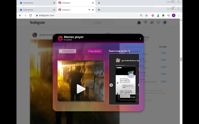 Stories player from Chrome web store to be run with OffiDocs Chromium online Stories player from Chrome web store to be run with OffiDocs Chromium online