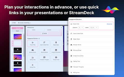 StreamAlive Polls, Word Clouds Spinner Wheels from Chrome web store to be run with OffiDocs Chromium online StreamAlive Polls, Word Clouds Spinner Wheels from Chrome web store to be run with OffiDocs Chromium online