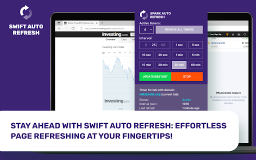 Swift Auto Refresh from Chrome web store to be run with OffiDocs Chromium online Swift Auto Refresh from Chrome web store to be run with OffiDocs Chromium online