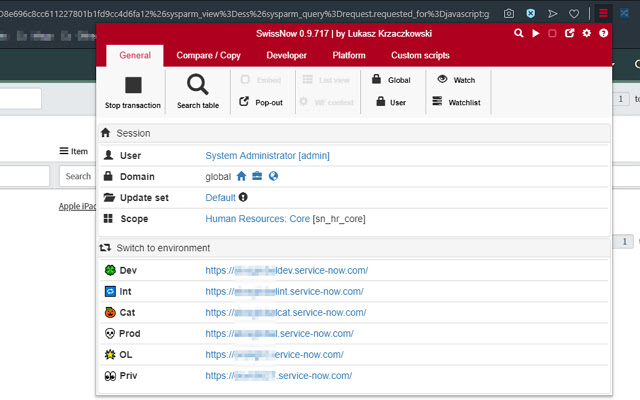 SwissNow ServiceNOW toolbox from Chrome web store to be run with OffiDocs Chromium online SwissNow ServiceNOW toolbox from Chrome web store to be run with OffiDocs Chromium online