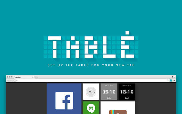 Tablé from Chrome web store to be run with OffiDocs Chromium online Tablé from Chrome web store to be run with OffiDocs Chromium online
