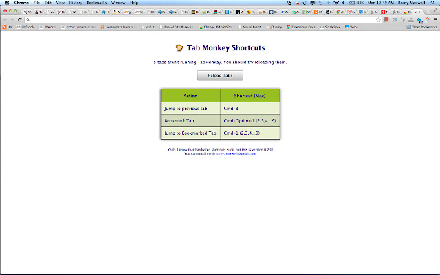 Tab Monkey from Chrome web store to be run with OffiDocs Chromium online Tab Monkey from Chrome web store to be run with OffiDocs Chromium online