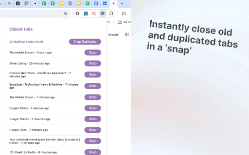 TabsSnapper from Chrome web store to be run with OffiDocs Chromium online TabsSnapper from Chrome web store to be run with OffiDocs Chromium online