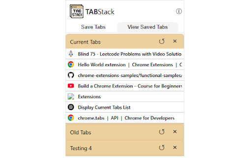 TabStack from Chrome web store to be run with OffiDocs Chromium online TabStack from Chrome web store to be run with OffiDocs Chromium online