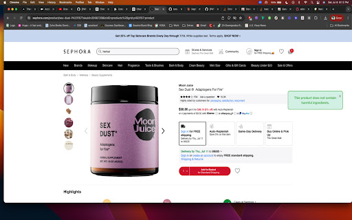 TARO Harmful Ingredients Checker from Chrome web store to be run with OffiDocs Chromium online TARO Harmful Ingredients Checker from Chrome web store to be run with OffiDocs Chromium online