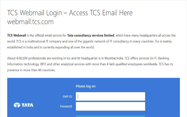 TCS Webmail from Chrome web store to be run with OffiDocs Chromium online TCS Webmail from Chrome web store to be run with OffiDocs Chromium online