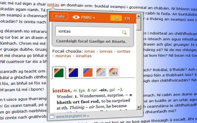 Teanglann.ie An Foclóirí from Chrome web store to be run with OffiDocs Chromium online Teanglann.ie An Foclóirí from Chrome web store to be run with OffiDocs Chromium online