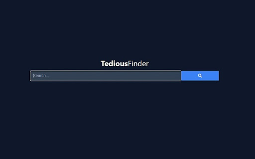 TediousFinder from Chrome web store to be run with OffiDocs Chromium online TediousFinder from Chrome web store to be run with OffiDocs Chromium online