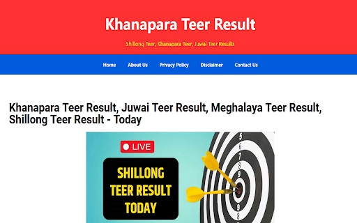 Teer Result from Chrome web store to be run with OffiDocs Chromium online Teer Result from Chrome web store to be run with OffiDocs Chromium online