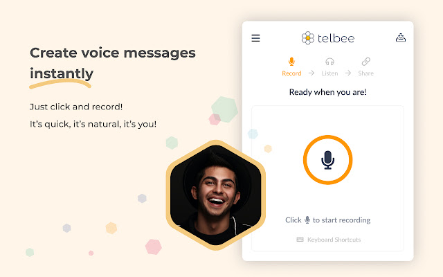 telbee voice messaging from Chrome web store to be run with OffiDocs Chromium online telbee voice messaging from Chrome web store to be run with OffiDocs Chromium online
