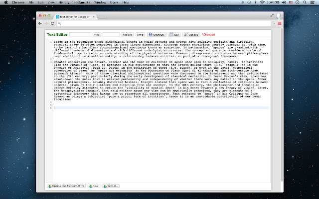 Text Editor for Drive from Chrome web store to be run with OffiDocs Chromium online Text Editor for Drive from Chrome web store to be run with OffiDocs Chromium online