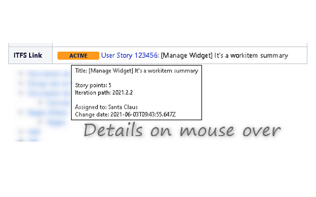 TFSLink from Chrome web store to be run with OffiDocs Chromium online TFSLink from Chrome web store to be run with OffiDocs Chromium online