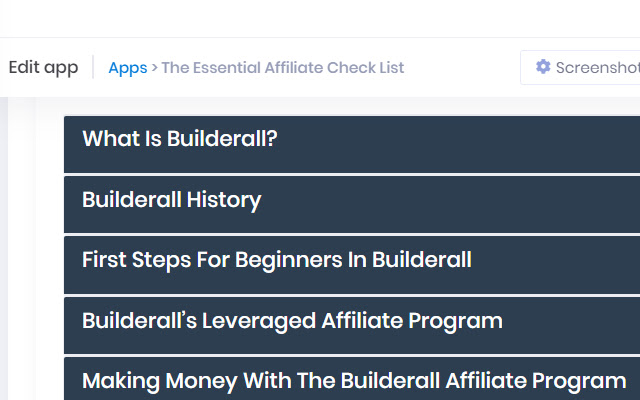 The Essential Affiliate Check List from Chrome web store to be run with OffiDocs Chromium online The Essential Affiliate Check List from Chrome web store to be run with OffiDocs Chromium online