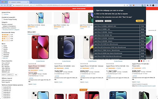 The Web Scraper from Chrome web store to be run with OffiDocs Chromium online The Web Scraper from Chrome web store to be run with OffiDocs Chromium online
