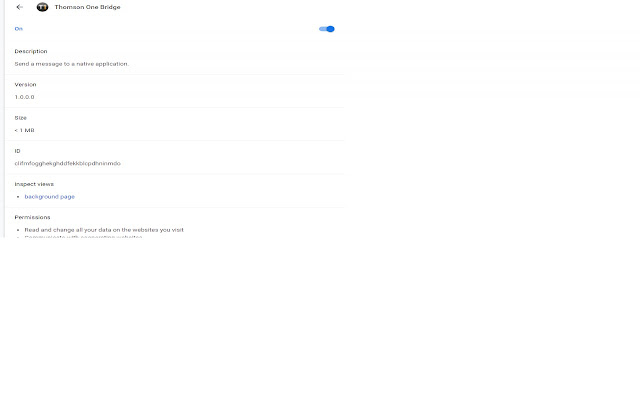 Thomson One Bridge from Chrome web store to be run with OffiDocs Chromium online Thomson One Bridge from Chrome web store to be run with OffiDocs Chromium online
