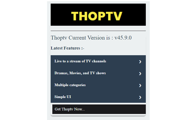 Thoptv For Pc from Chrome web store to be run with OffiDocs Chromium online Thoptv For Pc from Chrome web store to be run with OffiDocs Chromium online