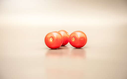 Three tomatoes with stems removed from Chrome web store to be run with OffiDocs Chromium online Three tomatoes with stems removed from Chrome web store to be run with OffiDocs Chromium online