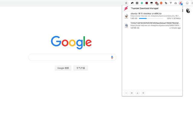 Thunder Download Manager from Chrome web store to be run with OffiDocs Chromium online Thunder Download Manager from Chrome web store to be run with OffiDocs Chromium online