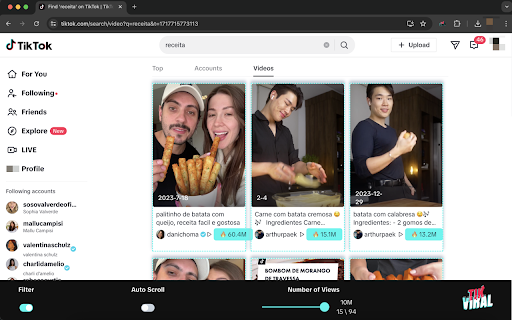 TikViral from Chrome web store to be run with OffiDocs Chromium online TikViral from Chrome web store to be run with OffiDocs Chromium online