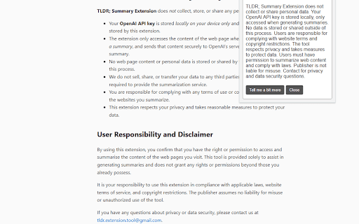 TLDR Summarizer from Chrome web store to be run with OffiDocs Chromium online TLDR Summarizer from Chrome web store to be run with OffiDocs Chromium online