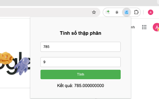 Tính số thập phân go88 from Chrome web store to be run with OffiDocs Chromium online Tính số thập phân go88 from Chrome web store to be run with OffiDocs Chromium online